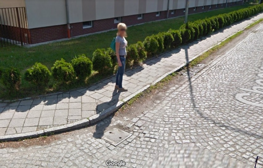 Rejon ul. Poznańskiej w Google Street View
