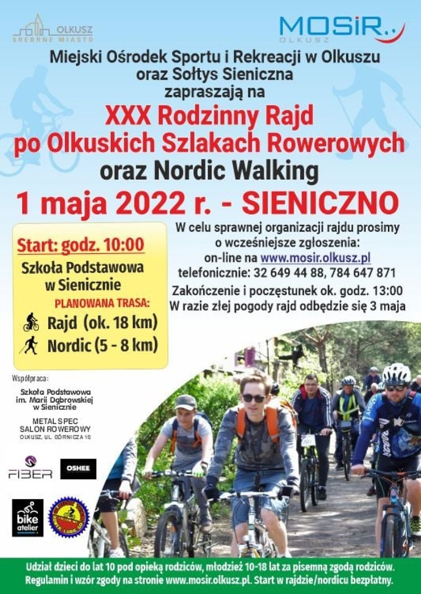 XXX Rodzinny Rajd po Olkuskich Szlakach Rowerowych oraz...