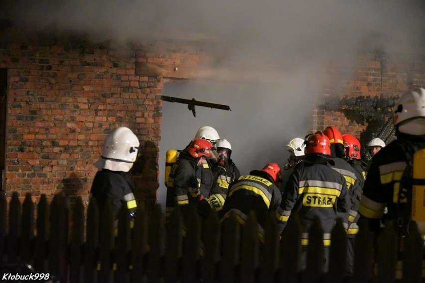 Pijany mężczyzna podpalił zabudowania w Ługach [FOTO]