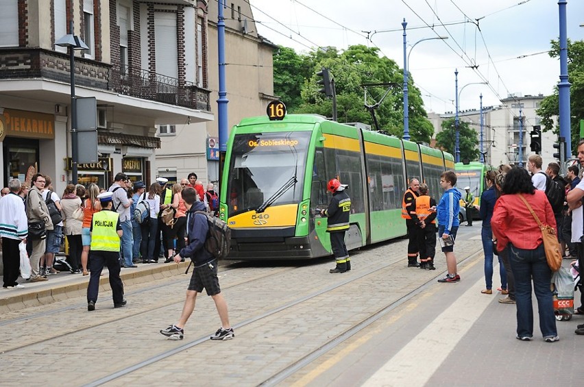 Potrącenie na placu Bernardyńskim