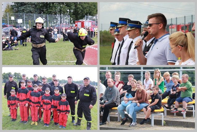 Zawody drużyn sportowo-pożarniczych w gminie Chrostkowo, 22 sierpnia 2021 roku.