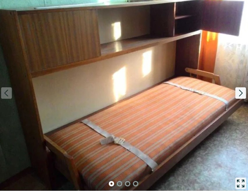 Tapczan, łóżko półkotapczan z lat 70