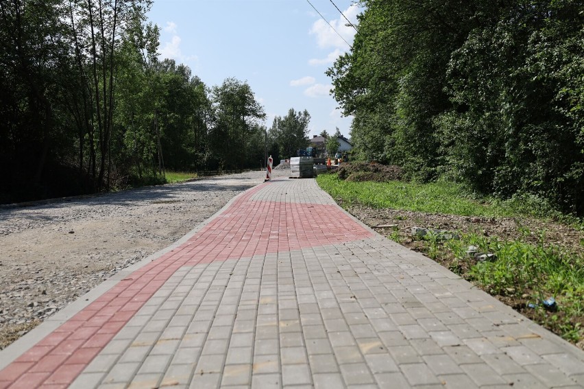 Budowa nowego mostu w Osobnicy na potoku Bednarka