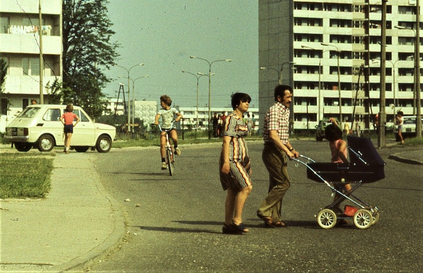 Spacer w Jastrzębiu-Zdroju w 1979 roku