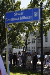 Sopot: Zielony skwer to już Skwer Czesława Miłosza