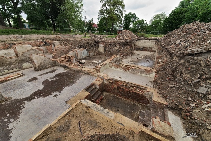 Prace archeologiczne w Gubinie na terenie, gdzie mieściła...