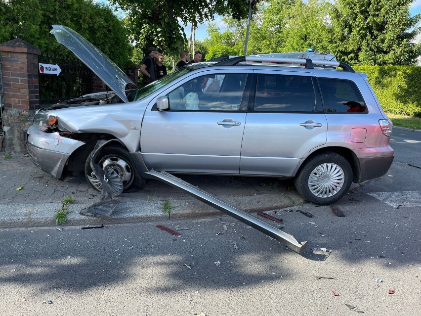 Zderzenie dwóch samochodów przy skrzyżowaniu Kossaka i...