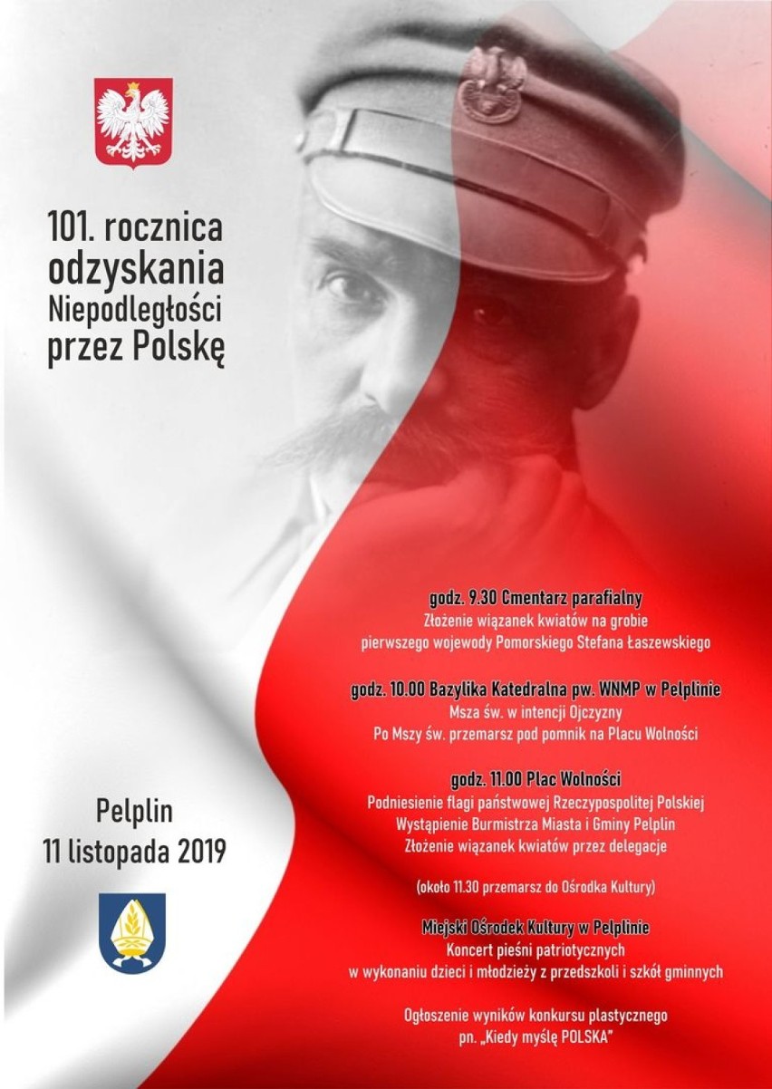 101. rocznica odzyskania niepodległości - uroczystości w powiecie tczewskim 