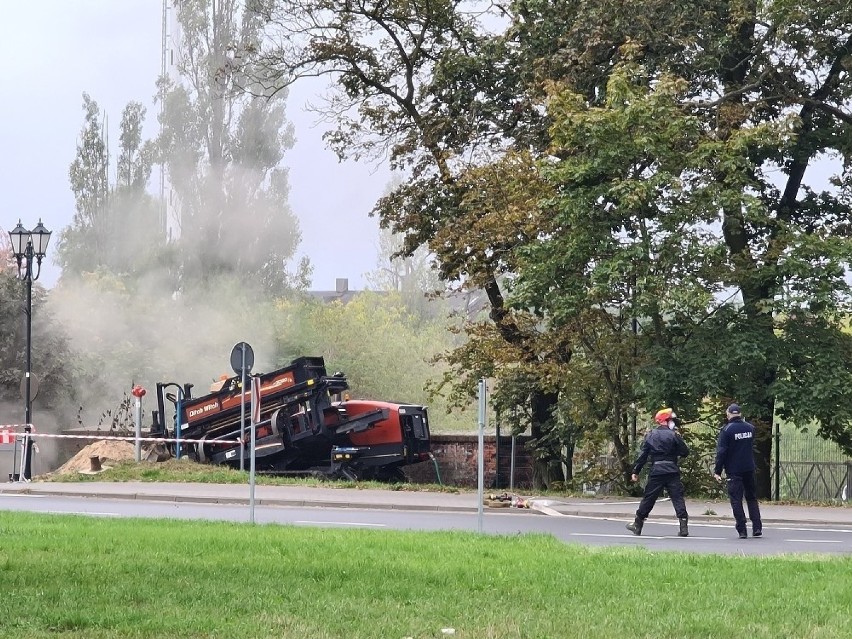 Awaria gazociągu w centrum Torunia. Gigantyczne utrudnienia...