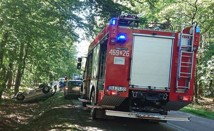 Wypadek pod Błotnem. Wśród poszkodowanych dzieci i kobieta w ciąży