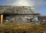Spłonęły dwie stodoły [zdjęcia]