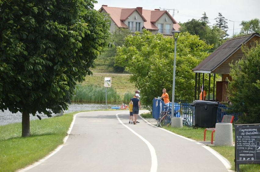 Nad skierniewickim zalewem spokojnie