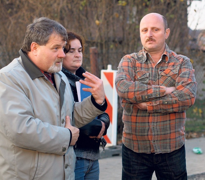Interweniuje radny Kazimierz Myszur (z lewej)