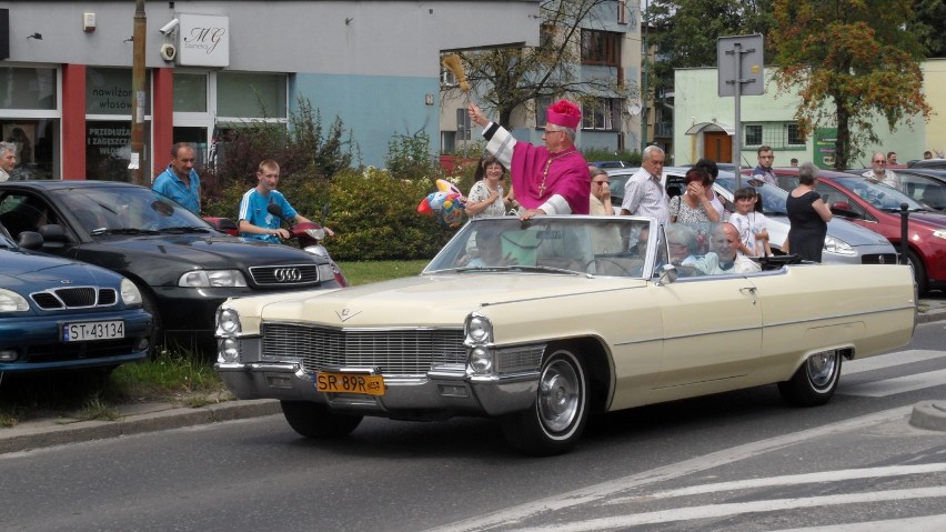 Święcenie aut w parafii św. Krzysztofa w Tychach