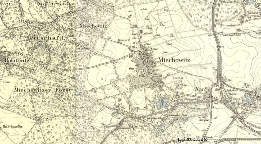 Bytom sprzed 200 lat. Zobaczcie mapę miasta z XIX wieku