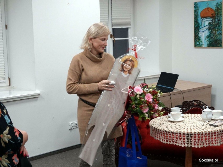 Poseł Barbara Okuła spotkała się z burmistrz Sokółki w...