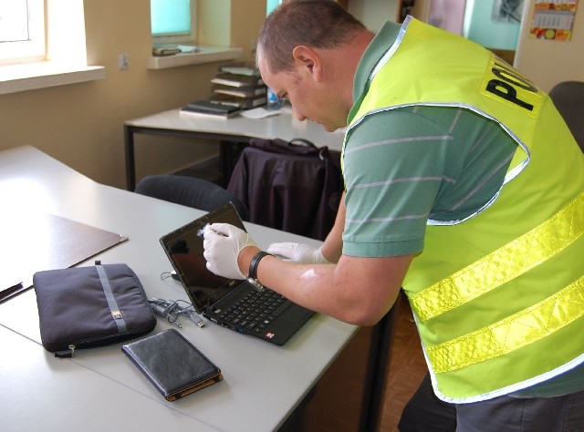 Policja odzyskała skradziony laptop ze szpitala w Bełchatowie