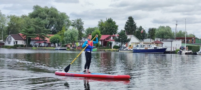 SUP-em przez szczecińską Wenecję