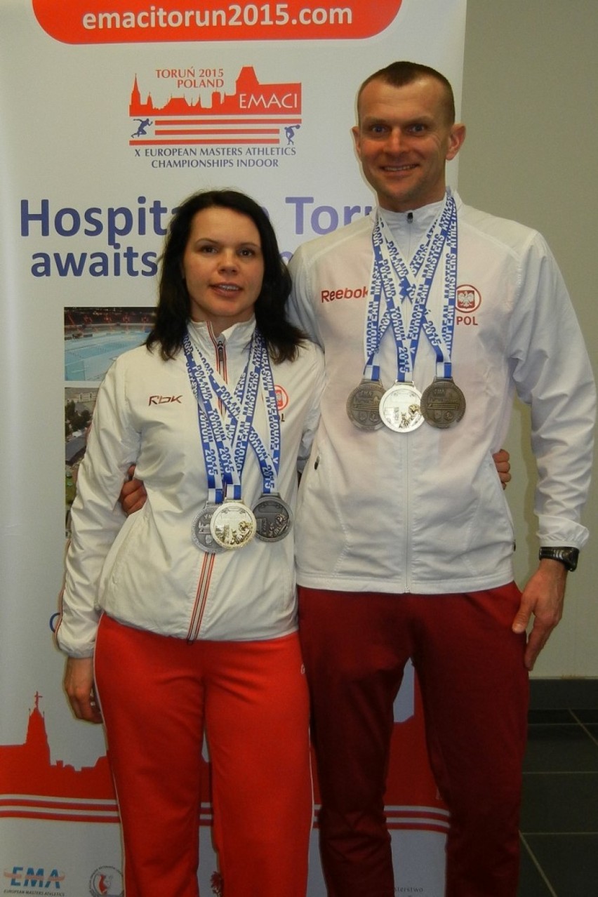 Grzegorz Grinholc i Iwona Grinholc z medalami!