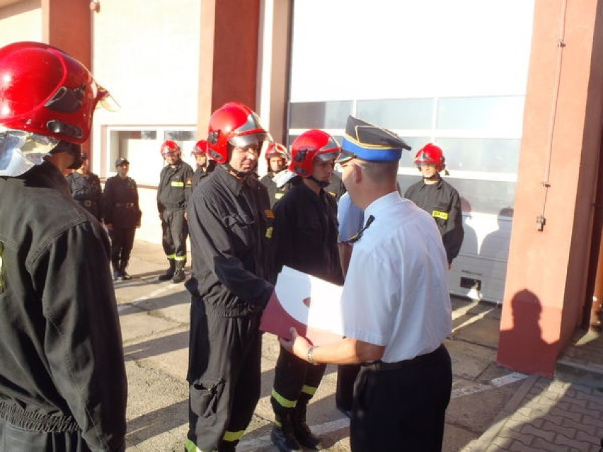Grodzisk: gratulacje dla strażaków za ich postawę FOT