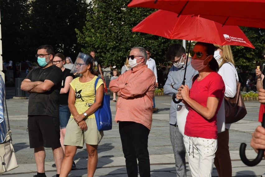 Nie dla legalizacji przemocy domowej - protest na Głównym...