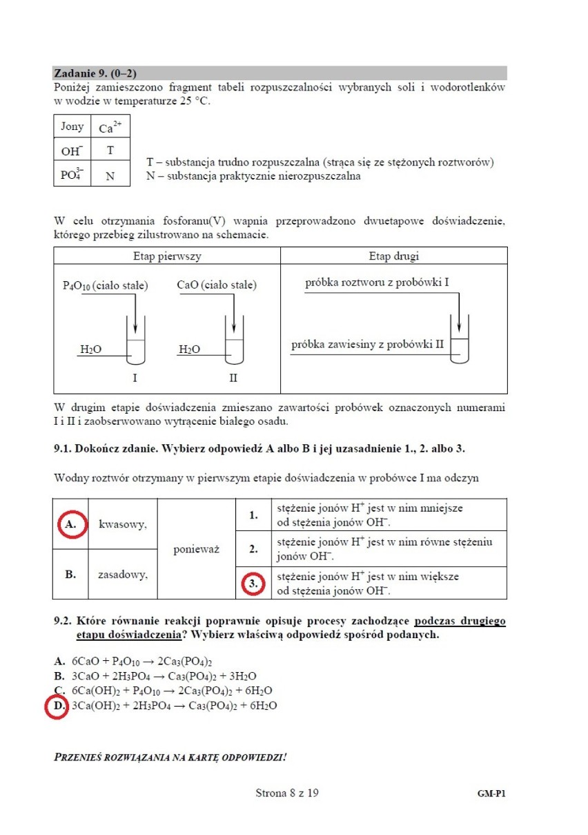 Egzamin gimnazjalny 2017. Część przyrodnicza [ARKUSZE, PYTANIA, ODPOWIEDZI]