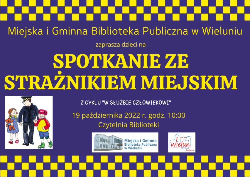 W środę w bibliotece odbędzie się spotkanie z Jarosławem Surmą, komendantem Straży Miejskiej w Wieluniu. Wcześniej odwiedził SP w Sieńcu