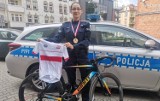 Policjantka z Chorzowa mistrzynią Polski w kolarstwie szosowym policjantów. Z zawodów w powiecie myślenickim przywiozła trzy medale