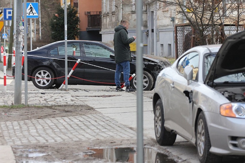 Wypadek na ulicy Orzeszkowej w Legnicy [ZDJĘCIA]