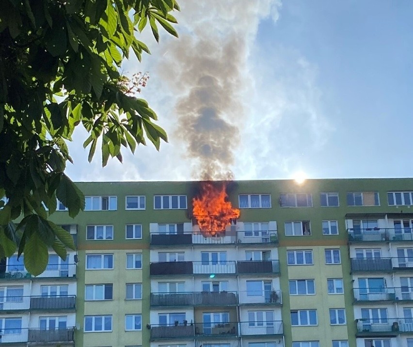 Ustalono przyczynę pożaru mieszkania przy ul. Odyńca na Górnej