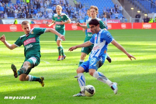 23 marca przy Bułgarskiej Lech Poznań pokonał wrocławian 2:0 i ...