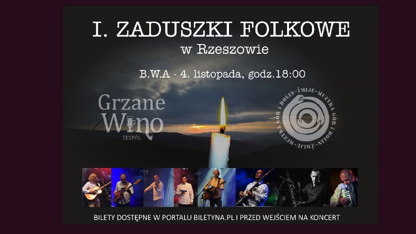I. Zaduszki Folkowe w Rzeszowie - Grzane Wino i Żmije