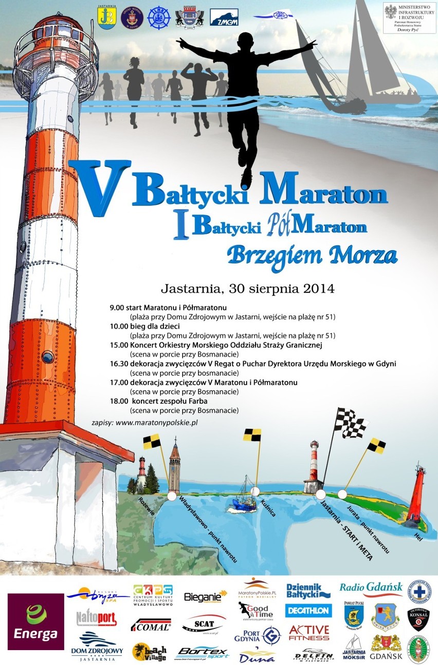 Bałtycki Maraton Brzegiem Morza i I Bałtycki Półmaraton...