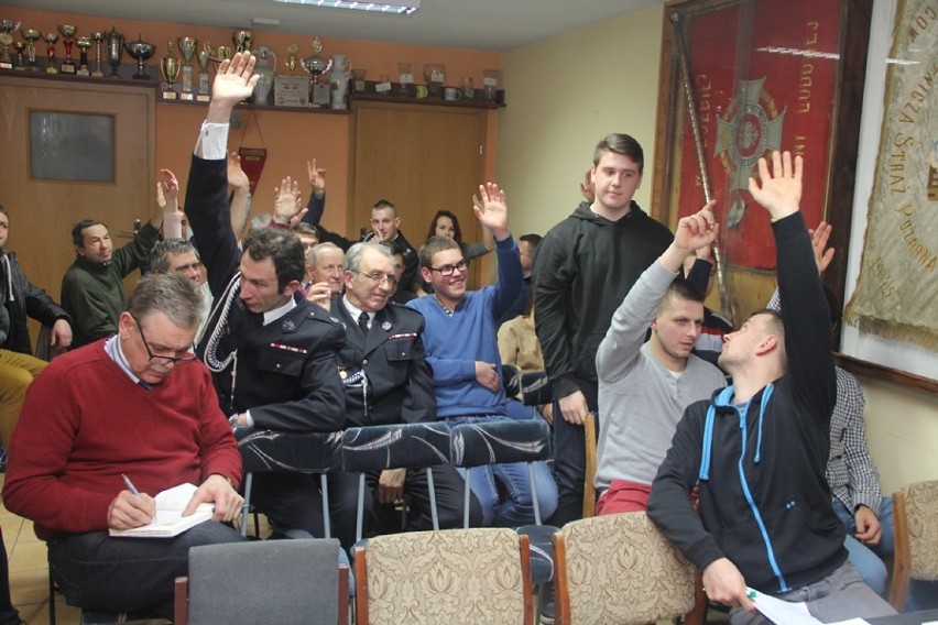 Zebrani członkowie OSP Syców głosowali przeciwko udzieleniu...