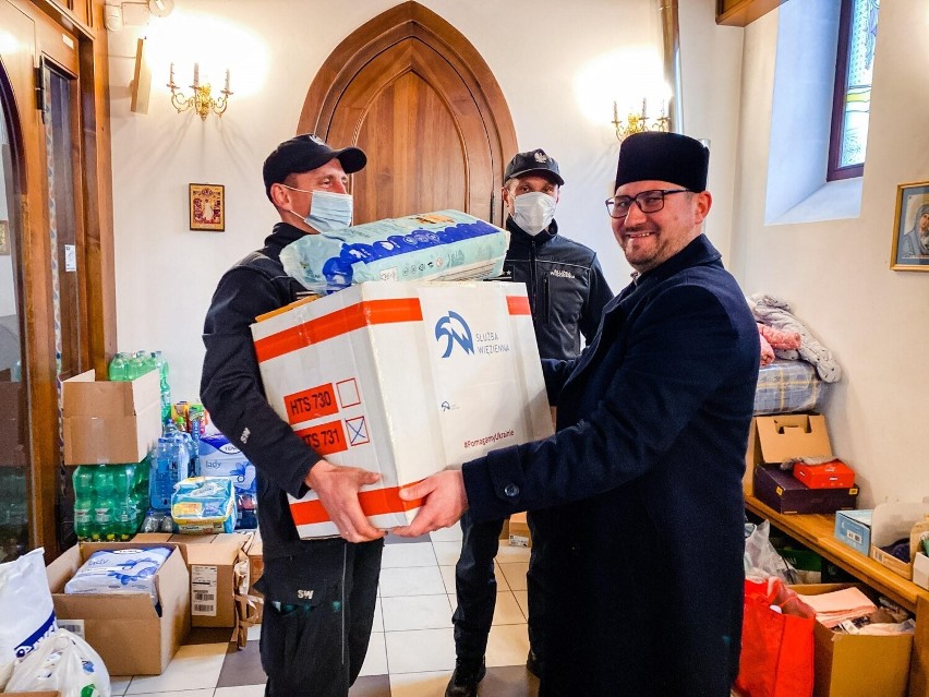 Służba Więzienna ze Stargardu przekazała dary dla Ukraińców