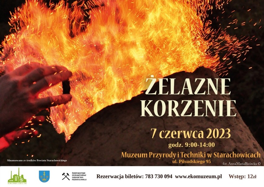 Plakat tegorocznych „Żelaznych korzeni” w Starachowicach