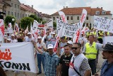 Protest Solidarności w Koninie [WIDEO, ZDJĘCIA]