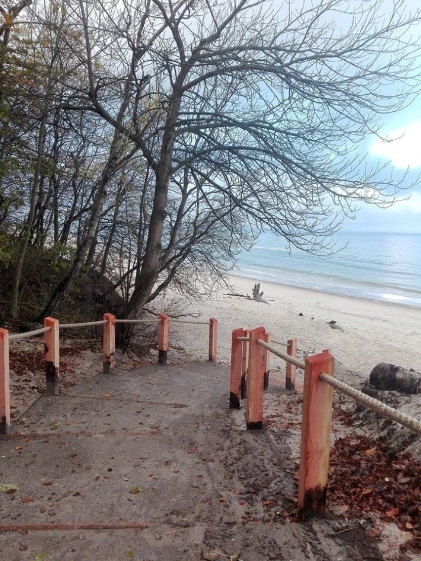 Zejście na plażę w Wisełce już otwarte. Robi wrażenie!