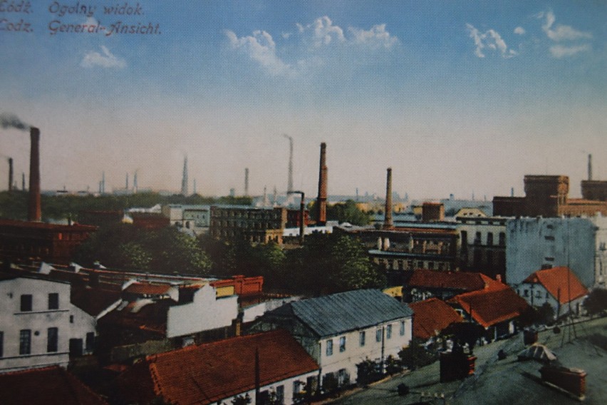 Panorama Łodzi wykonana przed wybuchem II wojny światowej,...
