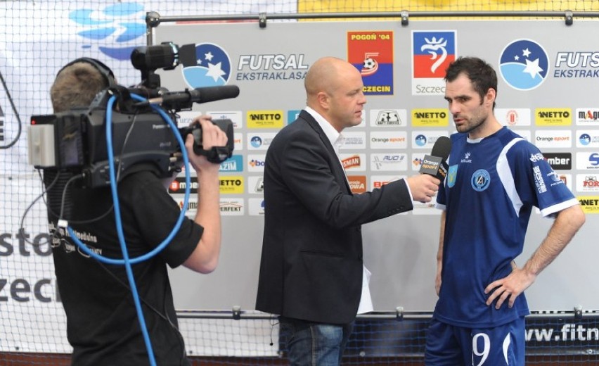Po raz pierwszy w historii futsalu w Szczecinie mecz był ...