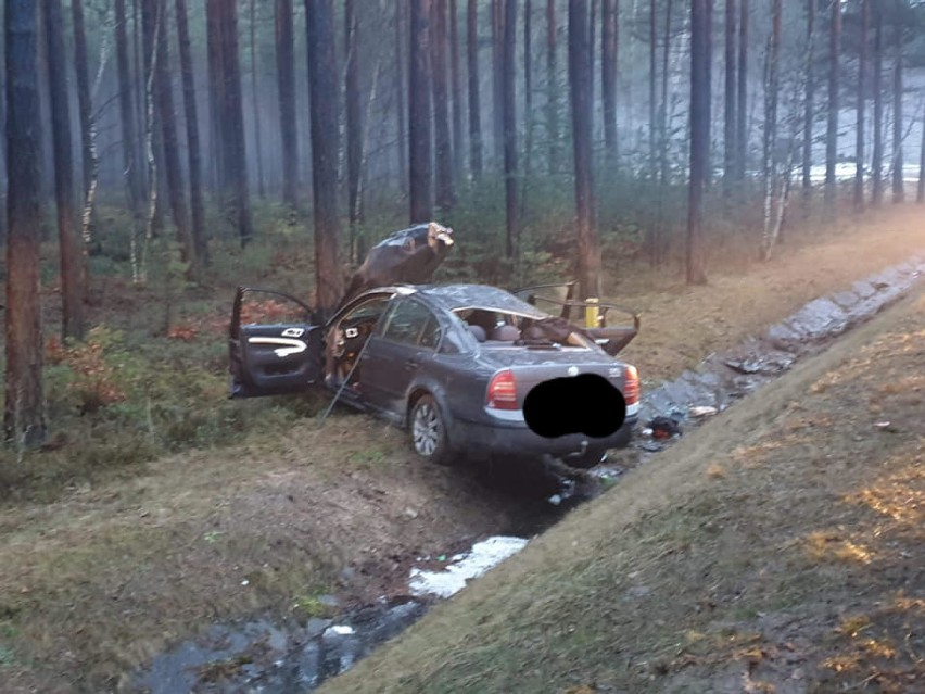 Doszło do zderzenia dwóch samochodów w okolicach Gubina.