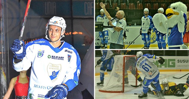 Premiera sezonu hokejowego w Oświęcimiu; Re-Plast Unia - Tauron Podhale Nowy Targ 5:1.