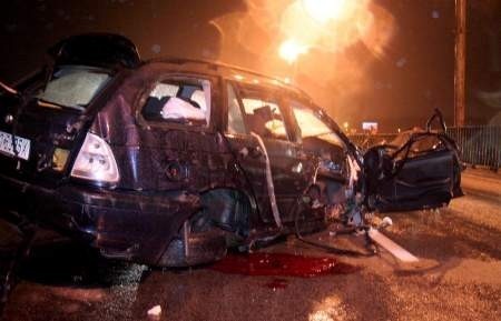 Fot. A.Szozda Kierowca BMW zginął na miejscu w wypadku w Antoninku