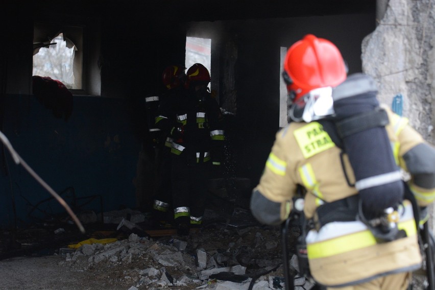 Strażacy z Grudziądza gasili dwa pożary [wideo, zdjęcia]