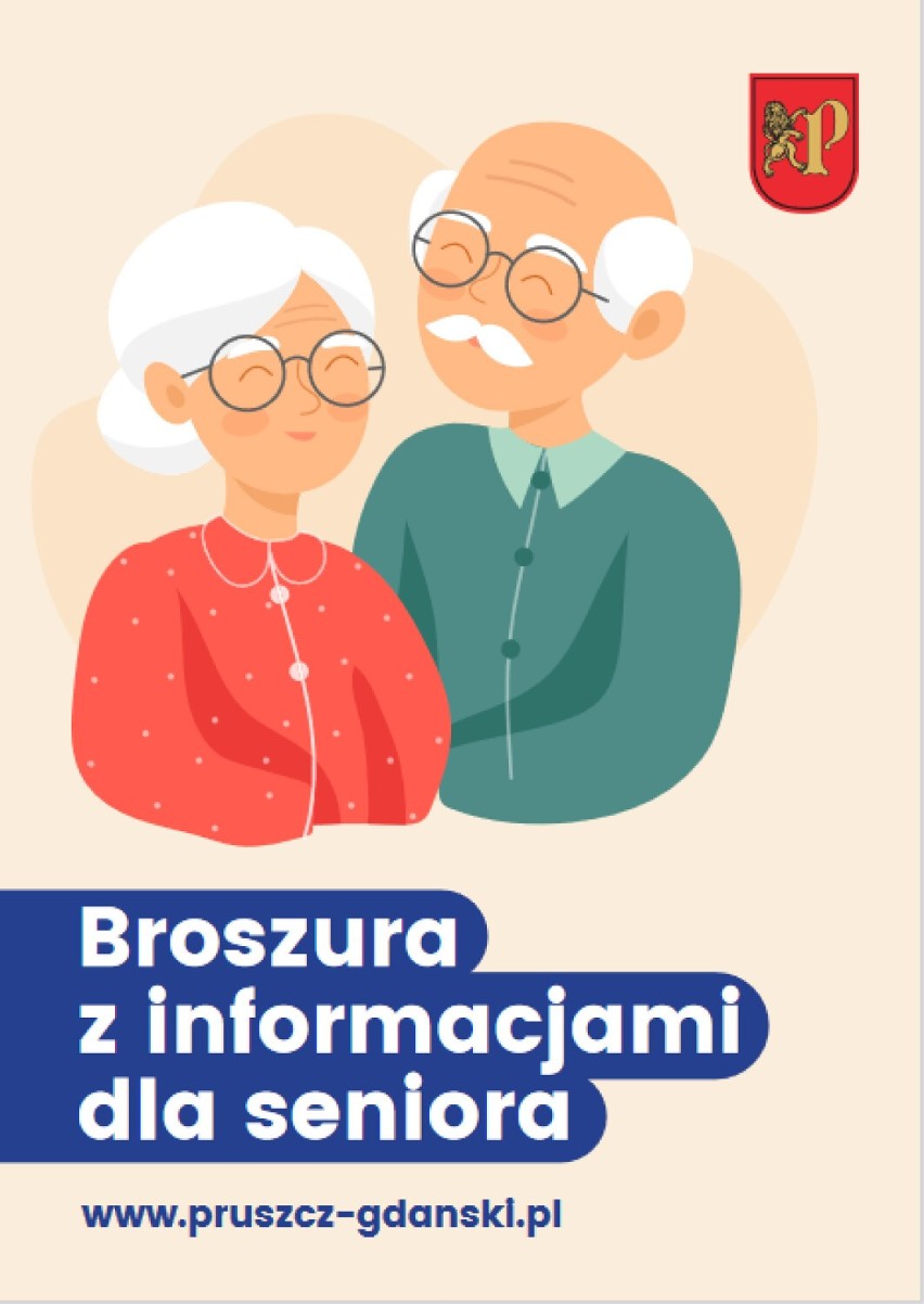 Bezpłatna broszura informacyjna dla mieszkańców Pruszcza Gdańskiego. Gazetkę przygotowała Rada Seniorów 