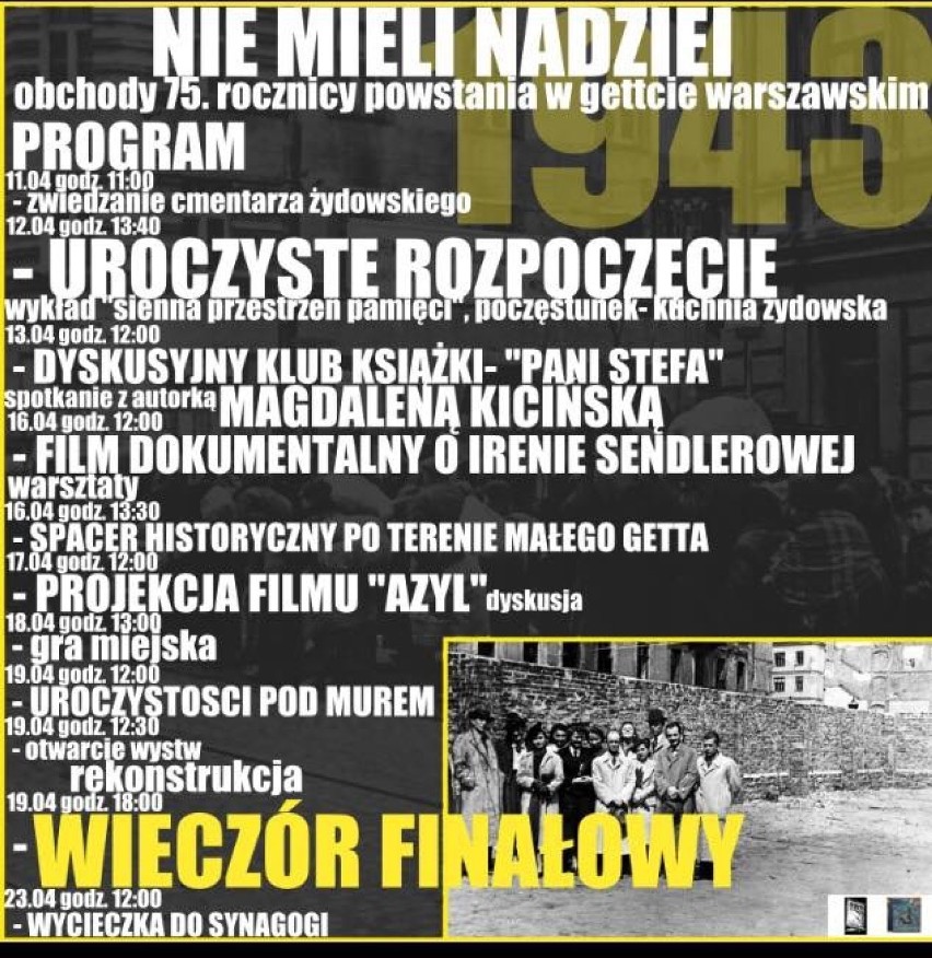 75. rocznica Powstania w Gettcie Warszawskim. Trwają obchody...