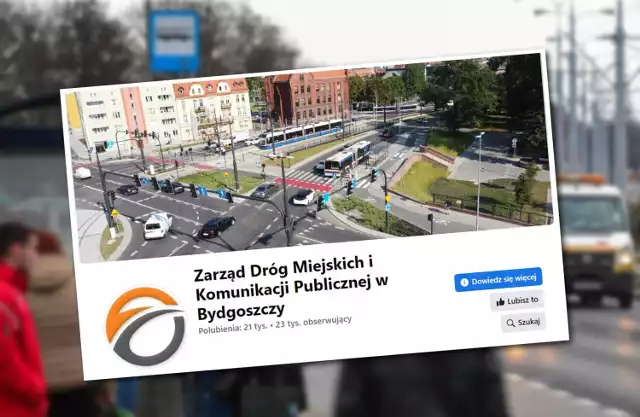 Nowe logo Zarządu Dróg Miejskich i Komunikacji Publicznej w Bydgoszczy.