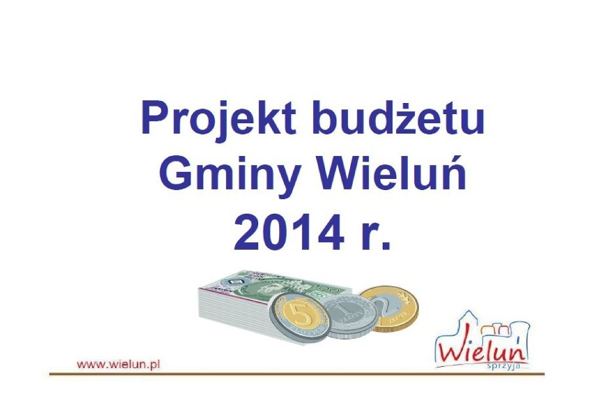 Budżet Wielunia na 2014 rok [PREZENTACJA]