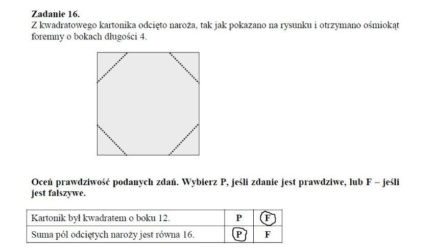 14 listopada 2012 druga część próbnego egzaminu...