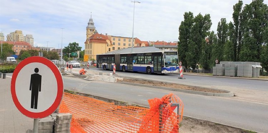 Ścieżki rowerowe na Kruszwickiej w Bydgoszczy w większości już gotowe